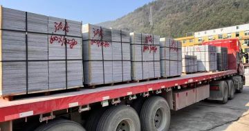 黄冈 芝麻灰地铺石出货日常