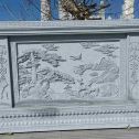 黄冈 芝麻白大型照壁，屏风，影壁