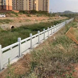 黄冈 白麻河道栏杆效果展示图