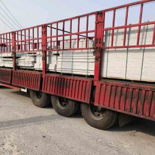 黄冈 白麻荔枝面外墙干挂，工厂装车日常