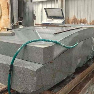 黄冈 芝麻灰异型加工-拱桥