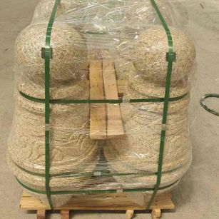 黄冈 黄金麻异形定制雕花——棒棒糖挡车柱