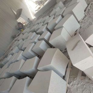 黄冈 白麻花岗岩异形坐凳