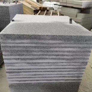 黄冈 芝麻白5公分火烧地铺成品，900*400，规格可定制