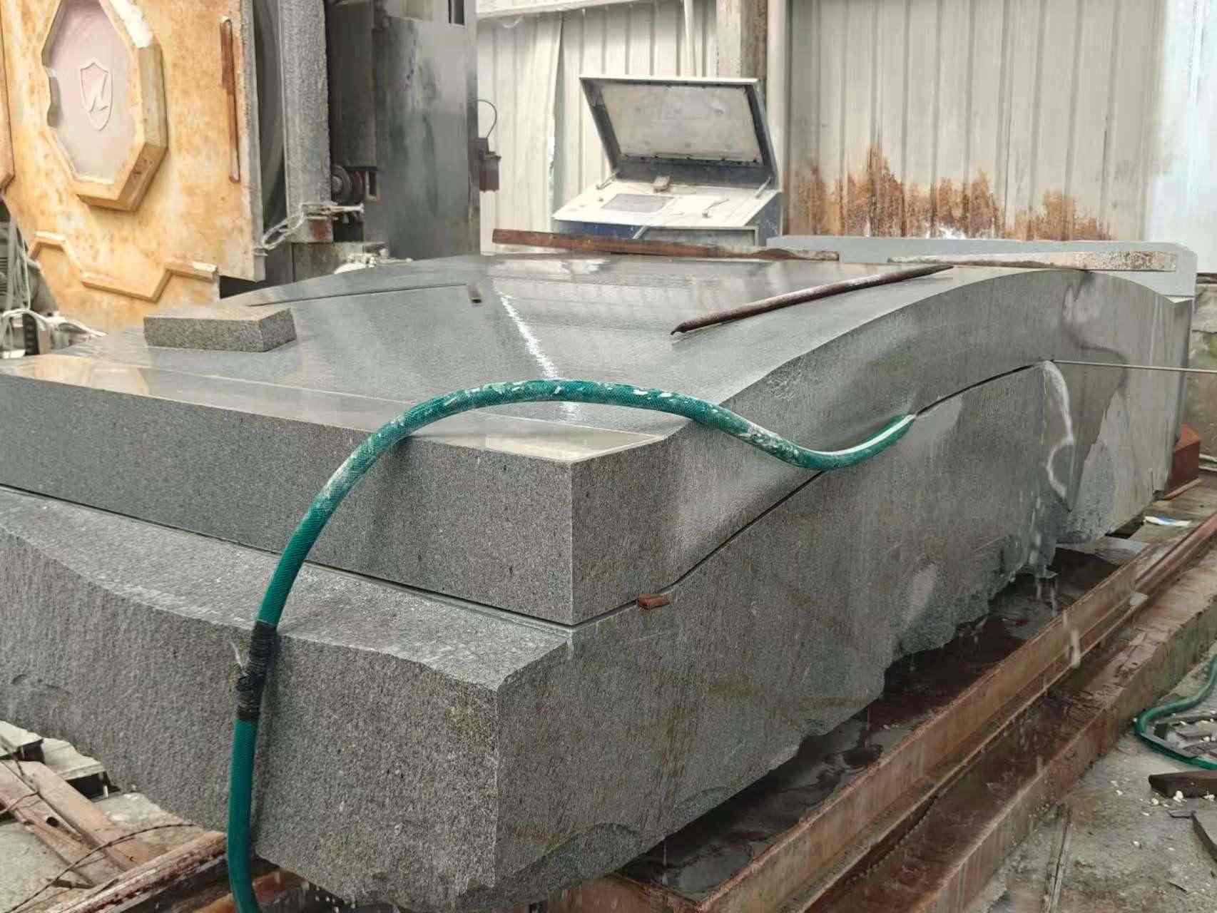 黄冈 芝麻灰异型加工-拱桥