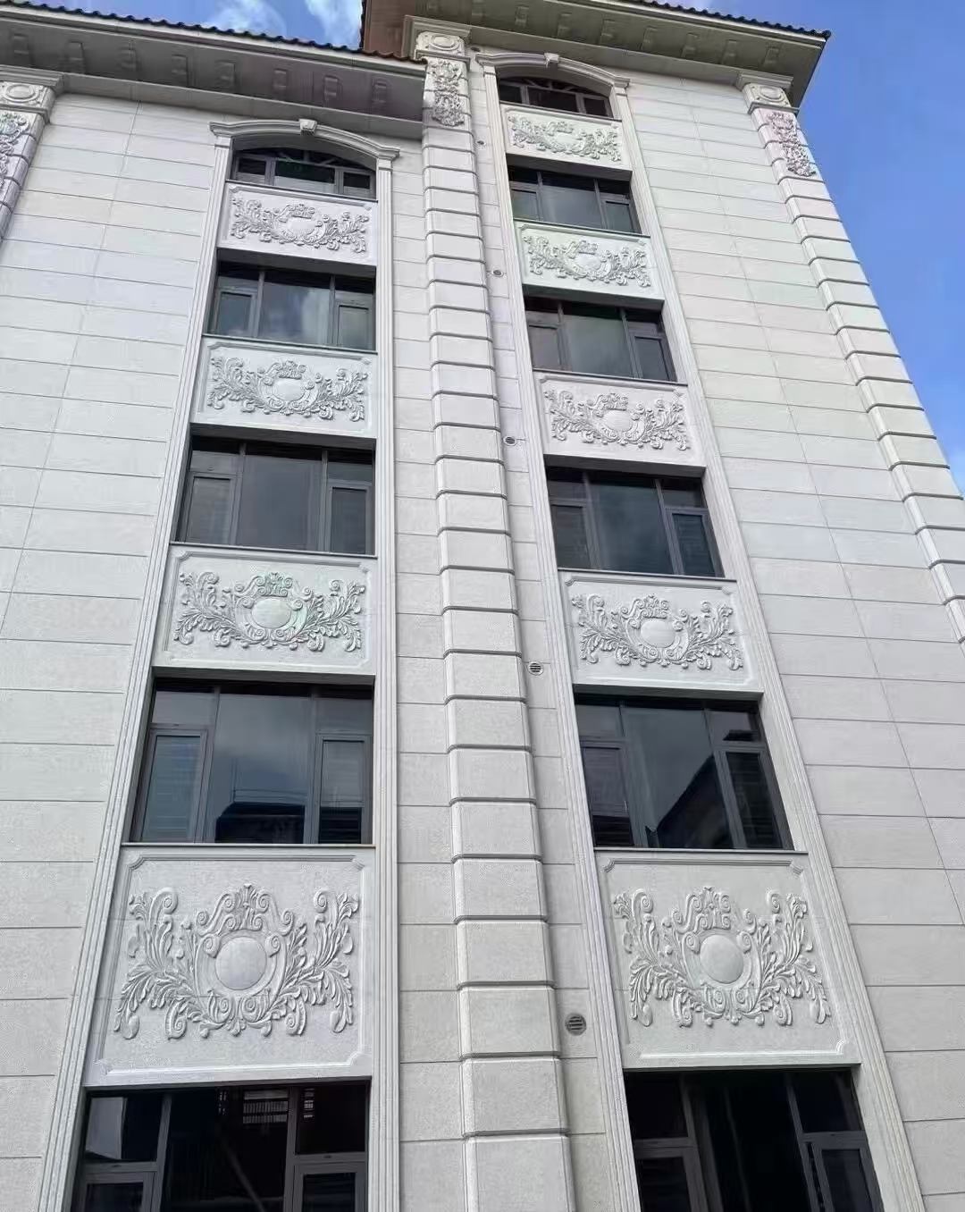 黄冈 白麻荔枝面花岗岩别墅外墙干挂