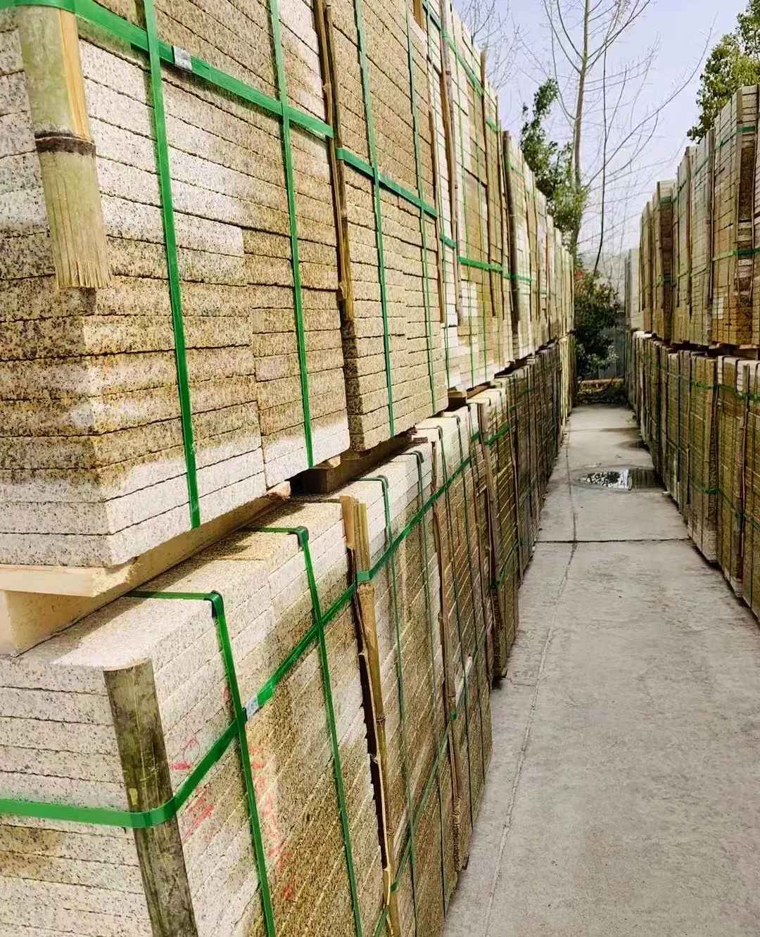 黄冈 黄金麻花岗岩荔枝面地铺石