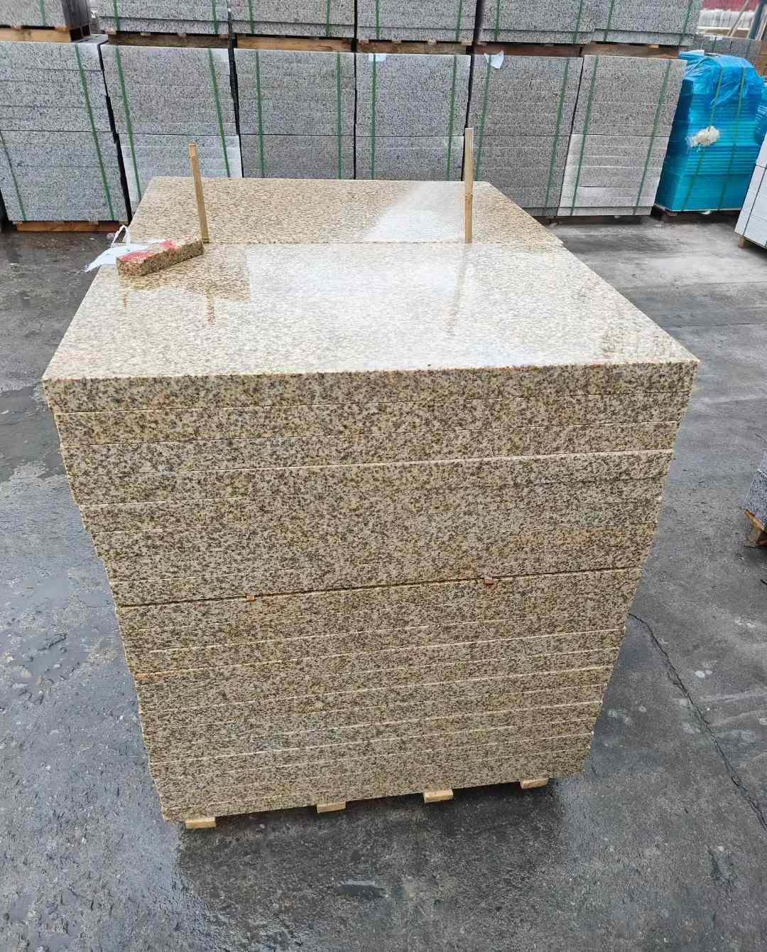 黄冈 湖北黄金麻花岗岩石材荔枝面外墙石材