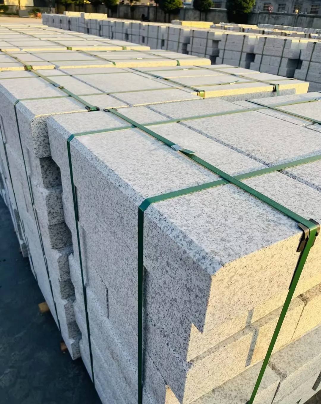 黄冈 白麻花岗岩路沿石，马路牙子，路缘石，平石，立缘石等