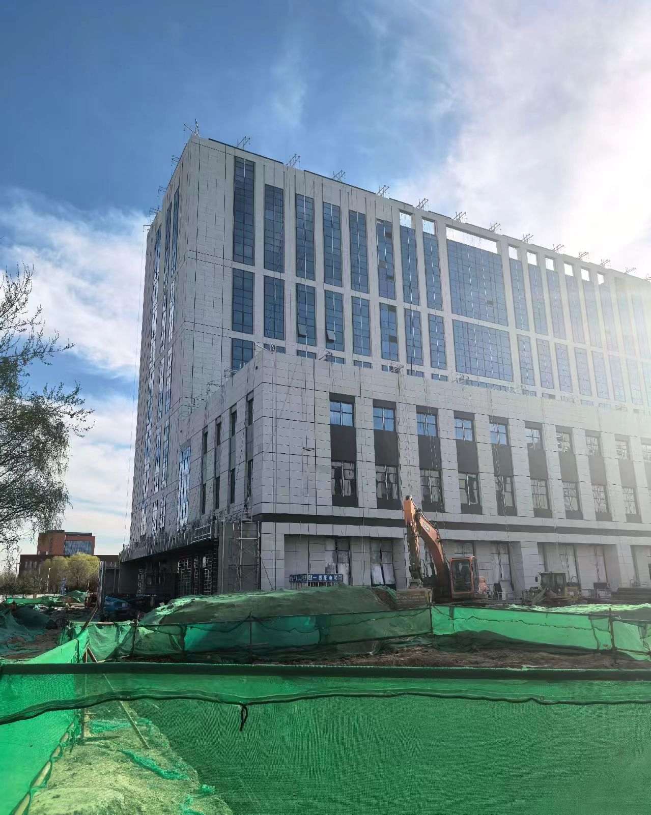 黄冈 白麻花岗岩石材外墙干挂