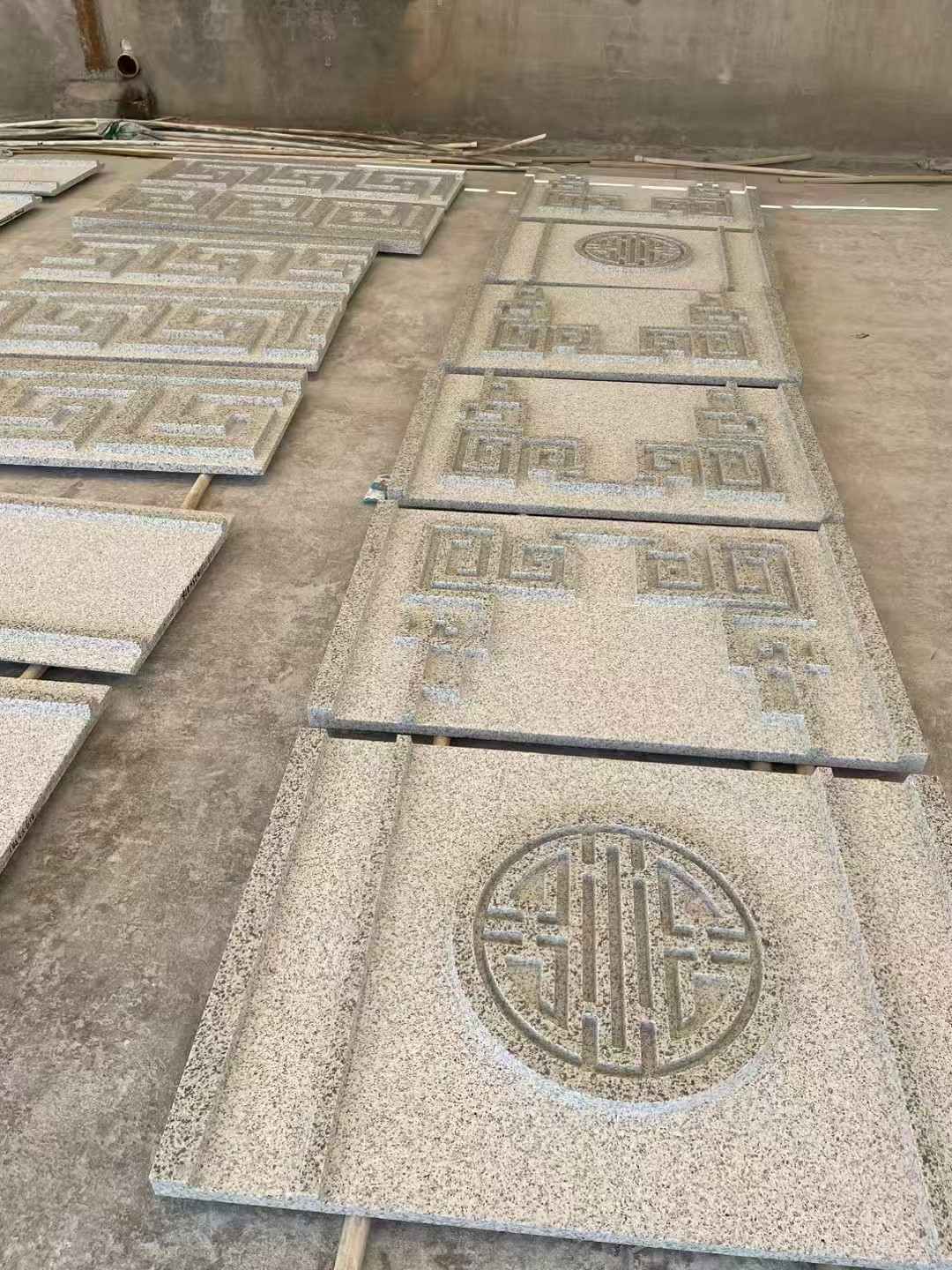 黄冈 白麻花岗岩外墙立面雕刻板