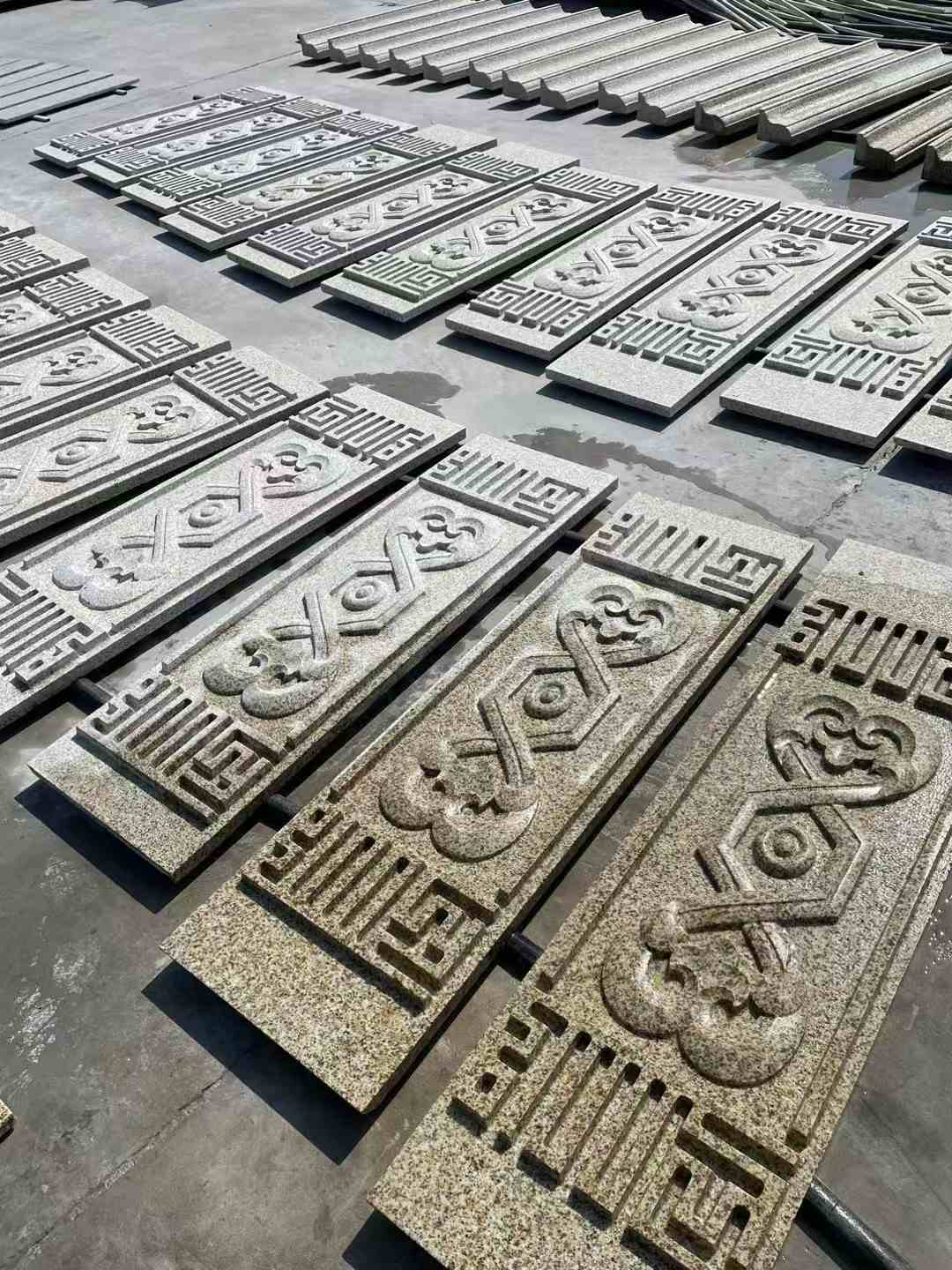 黄冈 黄金麻花岗岩外墙雕刻板